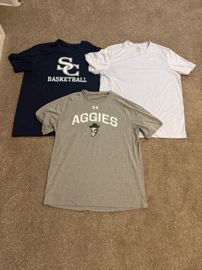 3/$13 Dri-Fit Bundle (Nike, Under Armour) - XL - All “21-“22 across/~29” length